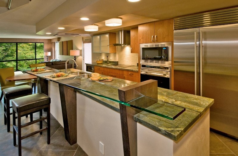 Барная мебель для дома, кухни, кафе (варианты в интерьере) - фото5