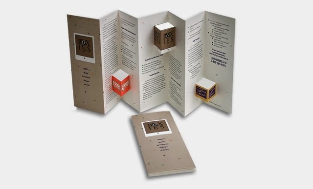 Креативные рекламные буклеты: образцы, примеры - фото1