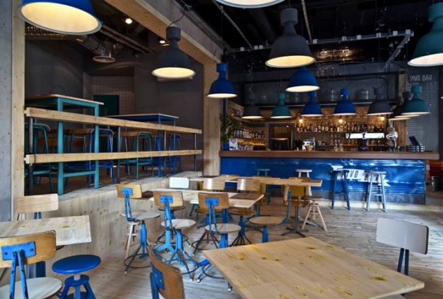 Дизайн кафе, баров, ресторанов: грамотный интерьер в стиле лофт - фото4 Дизайн кафе, баров, ресторанов: грамотный интерьер в стиле лофт - фото4