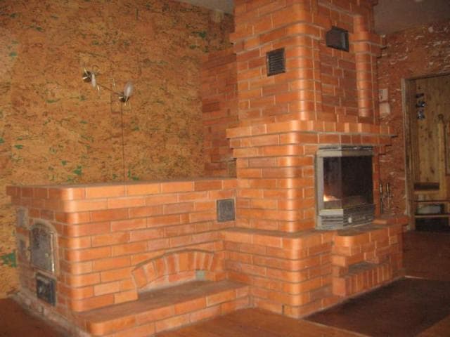 Печи-камины для загородного дома из кирпича - фото2