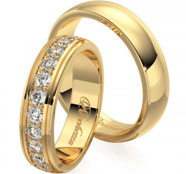 Модные модели обручальных колец с бриллиантами: обзор - фото2