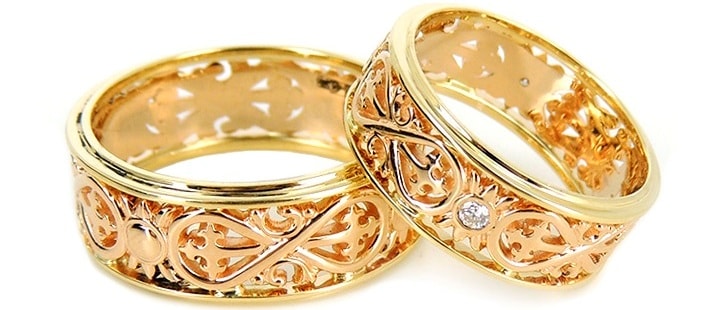 Модные модели обручальных колец с бриллиантами: обзор - фото4