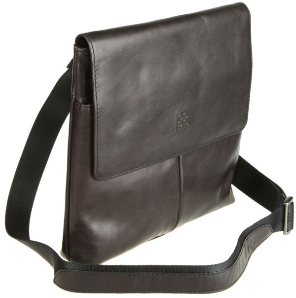 Сумка кожаная мужская через плечо - фото4