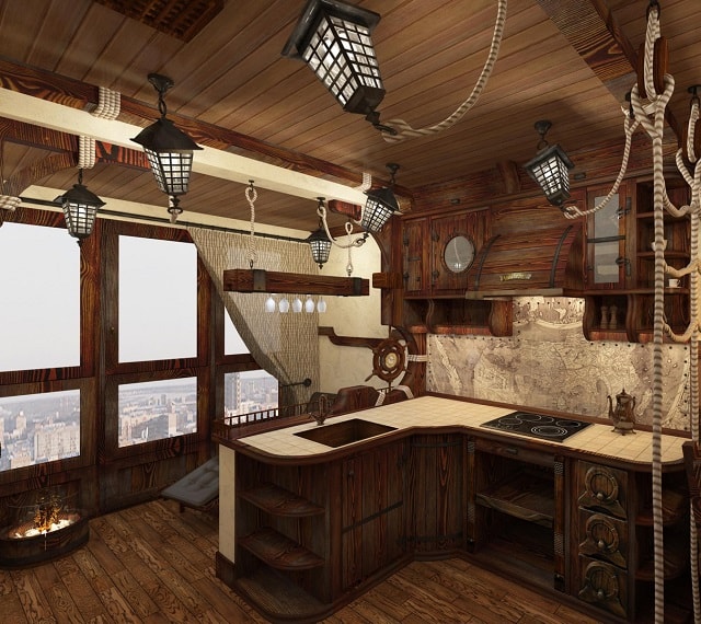 Нестандартные маленькие кухни: креативные идеи интерьеров - фото7