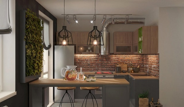 Нестандартные маленькие кухни: креативные идеи интерьеров - фото8