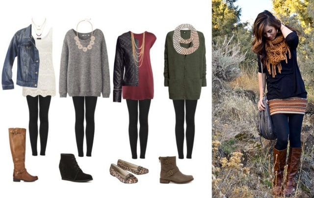 С чем носить леггинсы - фото3