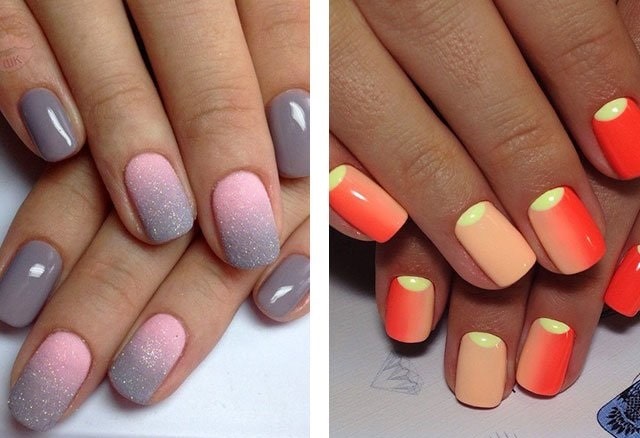 Маникюр на короткие ногти (осень 2018): новинки, идеи - фото2