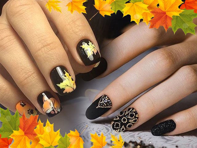 Маникюр на короткие ногти (осень 2018): новинки, идеи - фото5