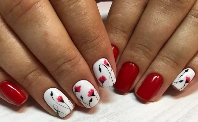 Маникюр на короткие ногти (осень 2018): новинки, идеи - фото7