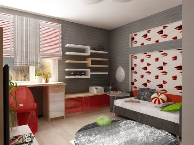 Обои в интерьере квартиры: фото дизайна и способы комбинирования - пример7