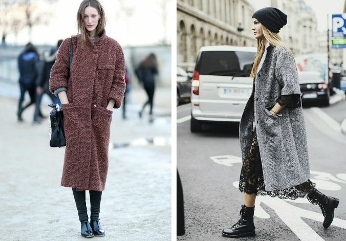 Уличная мода на зиму 2018 - женская верхняя одежда - фото1