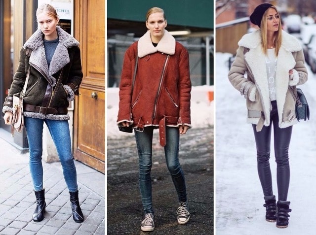 Уличная мода на зиму 2018 - женская верхняя одежда - фото2