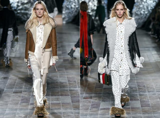 Уличная мода на зиму 2018 - женская верхняя одежда - фото8