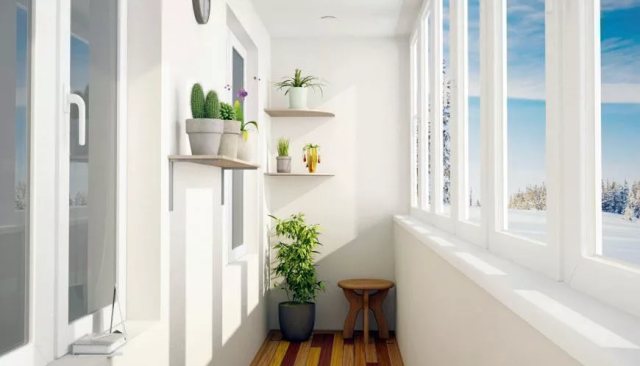 Теплое остекление балкона в Киеве - фото2