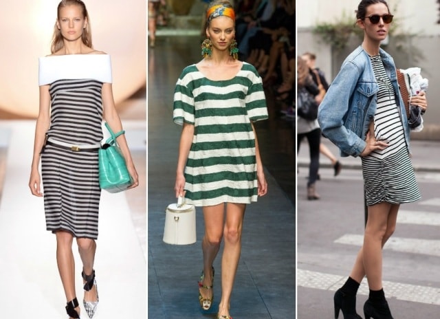 Платье в морском стиле - модный вариант на лето - фото3