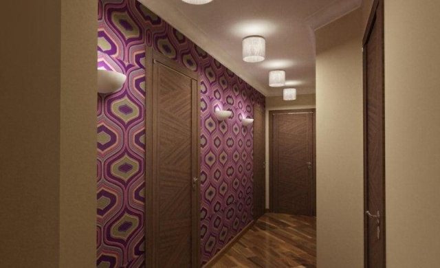 Дизайн натяжных потолков в коридоре и прихожей - фото1