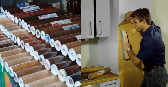 Самоклеющаяся пленка: как клеить на стену, двери, пластик - фото3 Самоклеющаяся пленка: как клеить на стену, двери, пластик - фото3