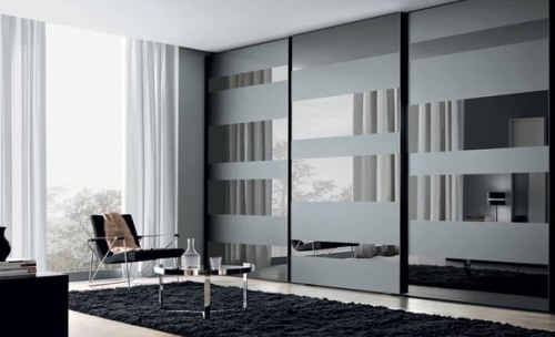 Какие бывают шкафы-купе - дизайн фасадов для спальни и гостиной - фото7