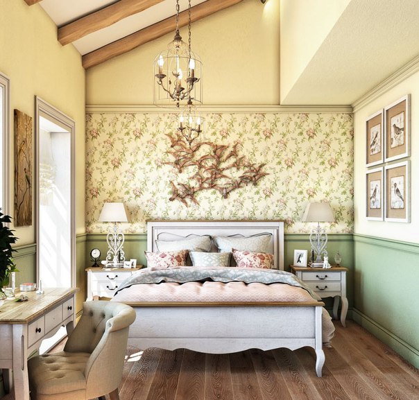 Дизайн спальни в стиле прованс: интересные идеи - фото4