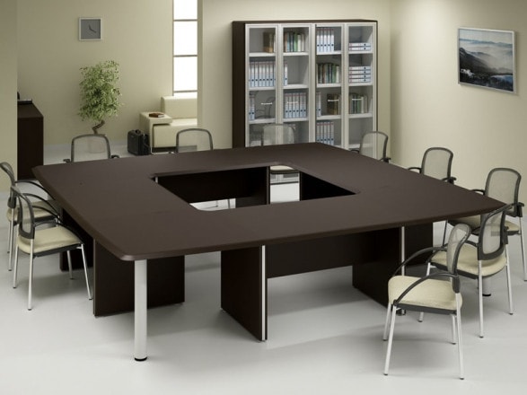 Столы для переговоров и конференций в интерьере: интересные идеи - фото1