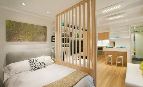 Идеи ремонта в однокомнатной квартире-студии (интерьер, дизайн) - фото4 Идеи ремонта в однокомнатной квартире-студии (интерьер, дизайн) - фото4