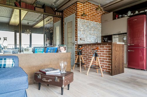 Идеи ремонта в однокомнатной квартире-студии (интерьер, дизайн) - фото5 Идеи ремонта в однокомнатной квартире-студии (интерьер, дизайн) - фото5