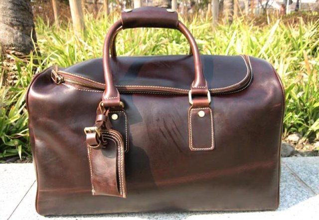 Дорожная кожаная сумка для мужчины: как выбрать - фото1