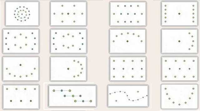 Как расположить точечные светильники на натяжном потолке: фото2