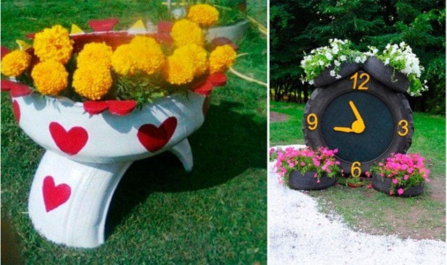 Декоративный забор для клумбы своими руками - фото6