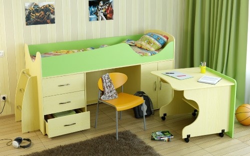 Детская кровать трансформер (фото 4 и описание)