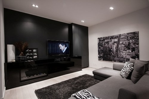 Дизайн гостиной комнаты 17 кв.м (фото 5) в панельном доме