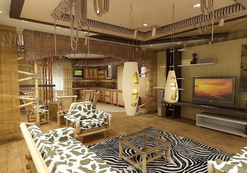 Дизайн квартиры в африканском стиле - фото 3