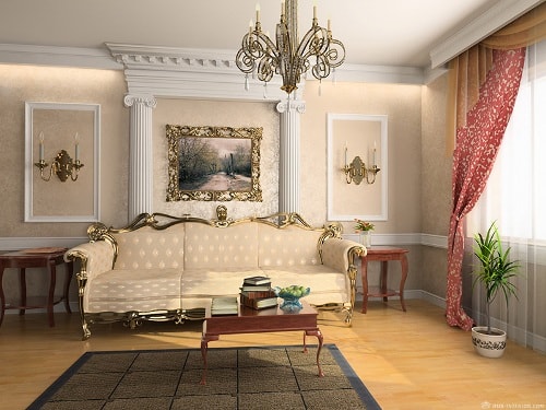 Картины в интерьере гостиной над диваном - фото 4