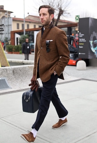 Коричневые ботинки мужские. С чем носить? - фото 7