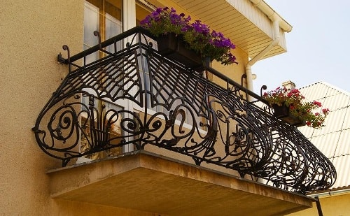 Ограждения балконов из металла - фото 5