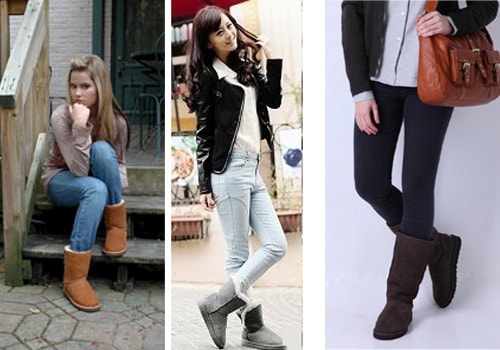 Угги со стразами и камнями (с чем носить) - фото 4