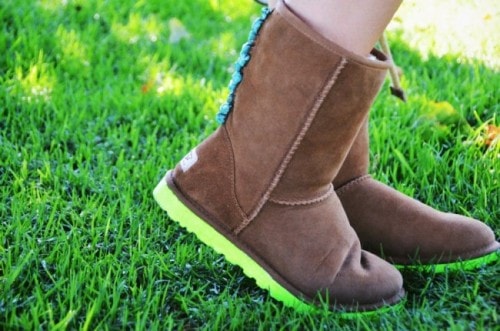 Угги со стразами и камнями (с чем носить) - фото 6