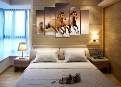 Как выбрать фотообои для спальни? (фото 6 в интерьере для маленьких комнат)